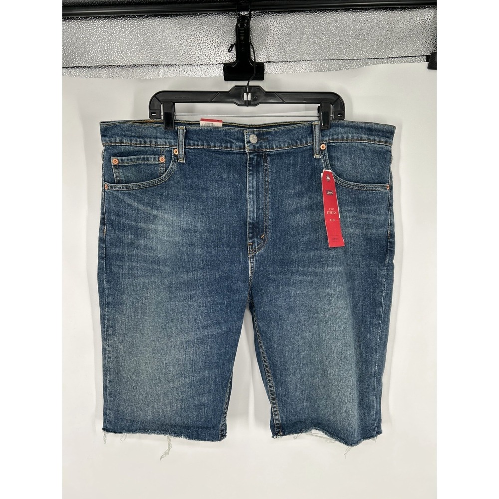 Levis 511 Slim Cutoff‎ Shorts Jorts 42 Medium Wash Denim Jean 11" 11 Inch Inseam
